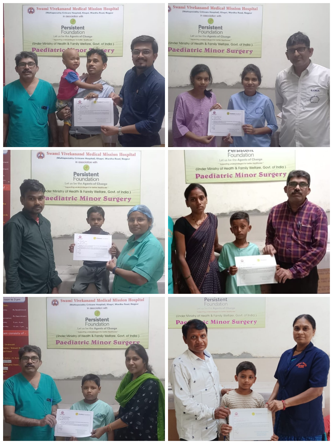 Persistent Foundation support us for minor surgeries